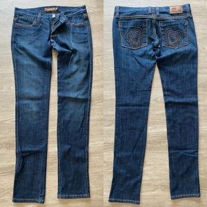 Frankie B. Heart Pocket Jeans.